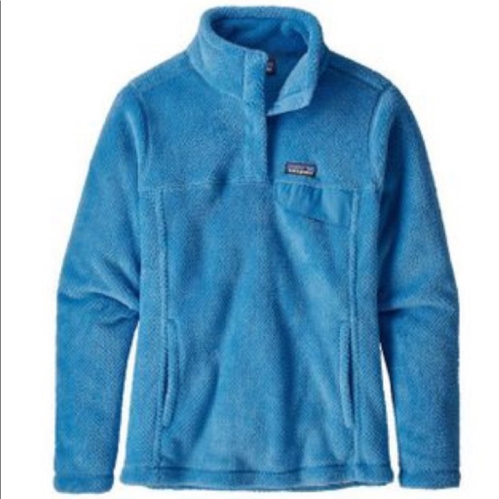 Patagonia Women’s Blue Snap T Fleece Pullover